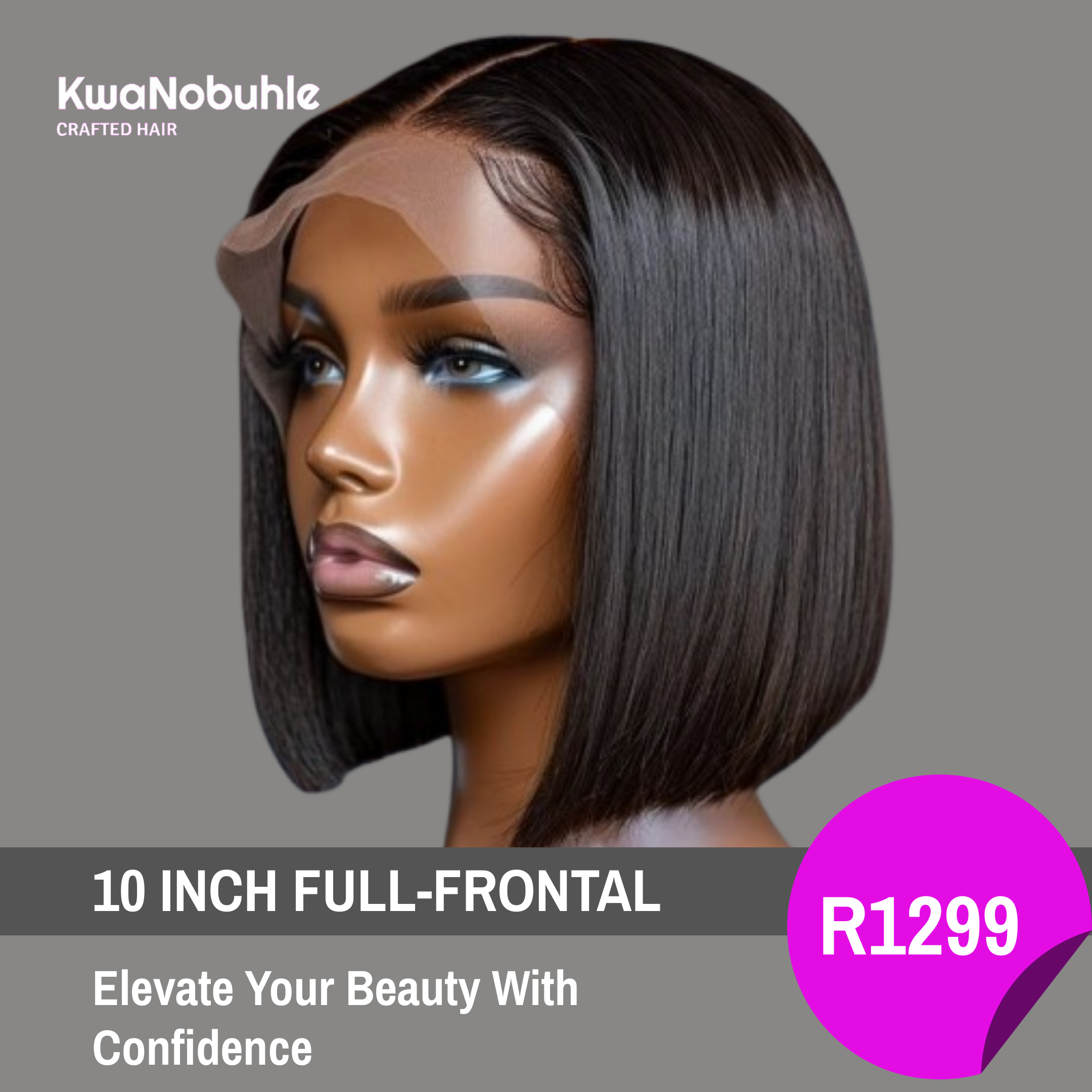 10 inchs frontal wig, shair hair, elegance hair, easther hair